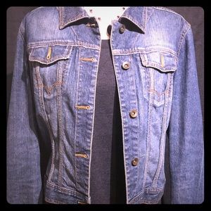 Distressed Jean jacket